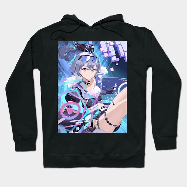 Silver Wolf Honkai Star Rail Hoodie by abdul rahim